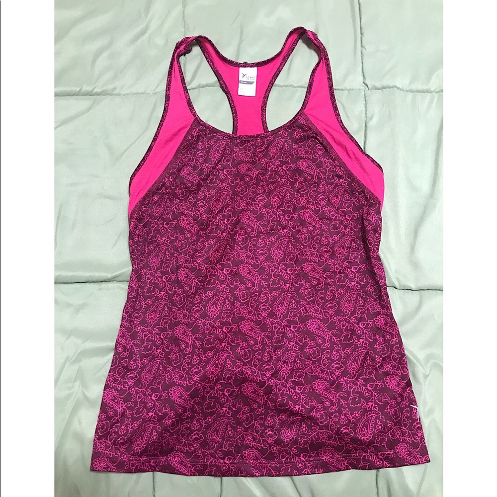 Racerback workout shirt